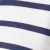 Valeria Polo Sweat, White & Navy Stripe, swatch