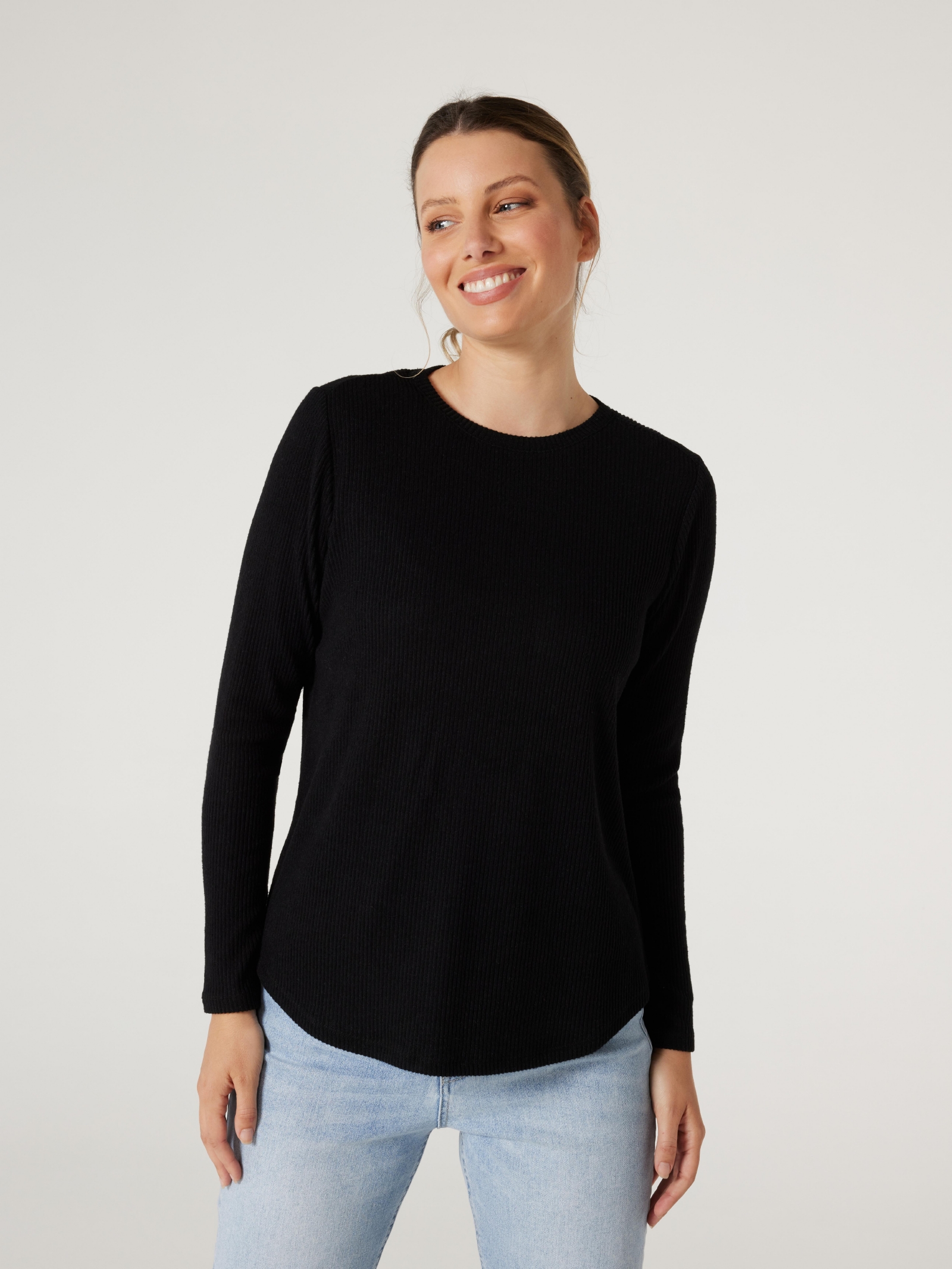 Sophie Rib Soft Touch Pullover | Jeanswest