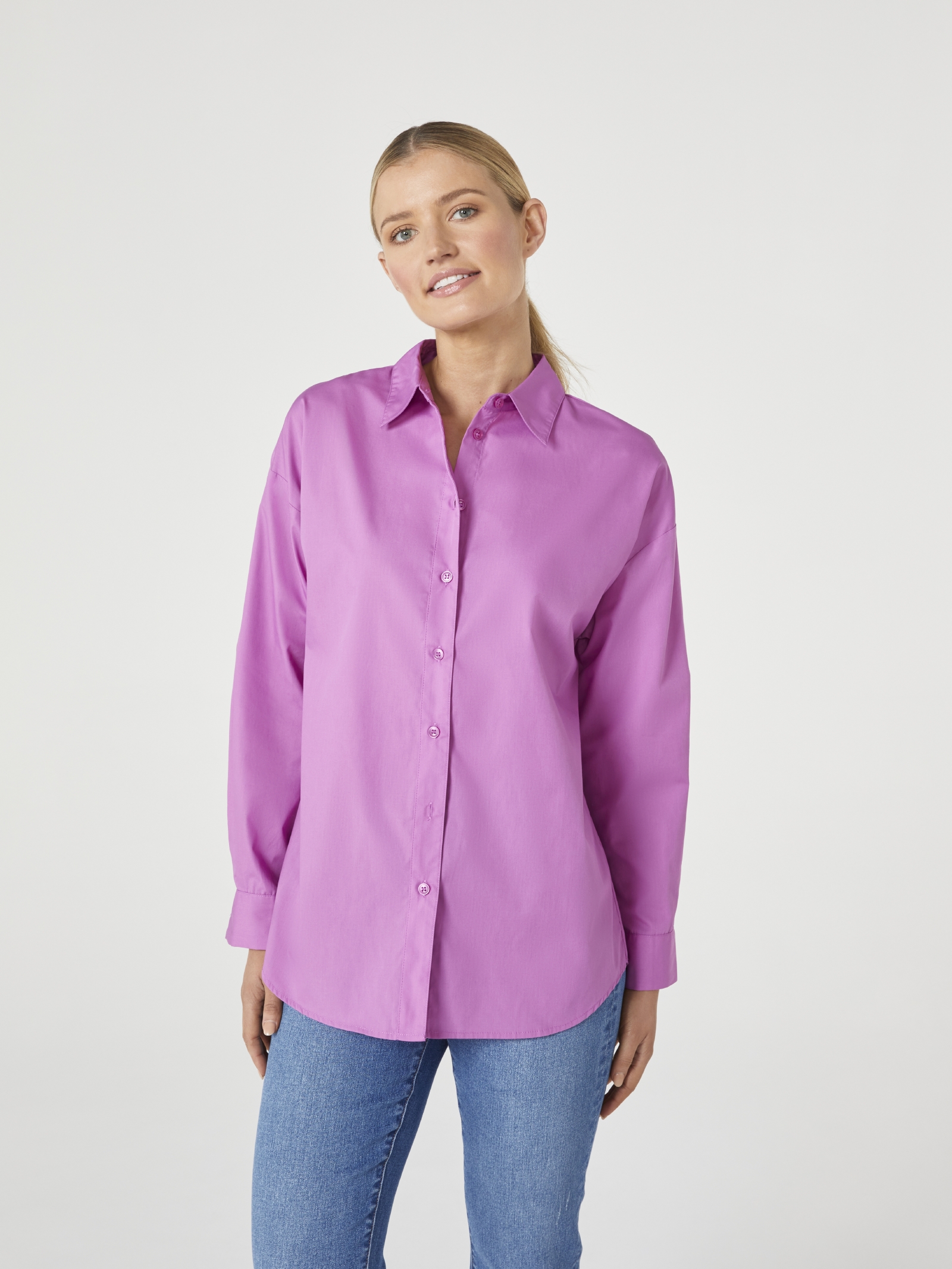 Eve Button Through Shirt | Jeanswest