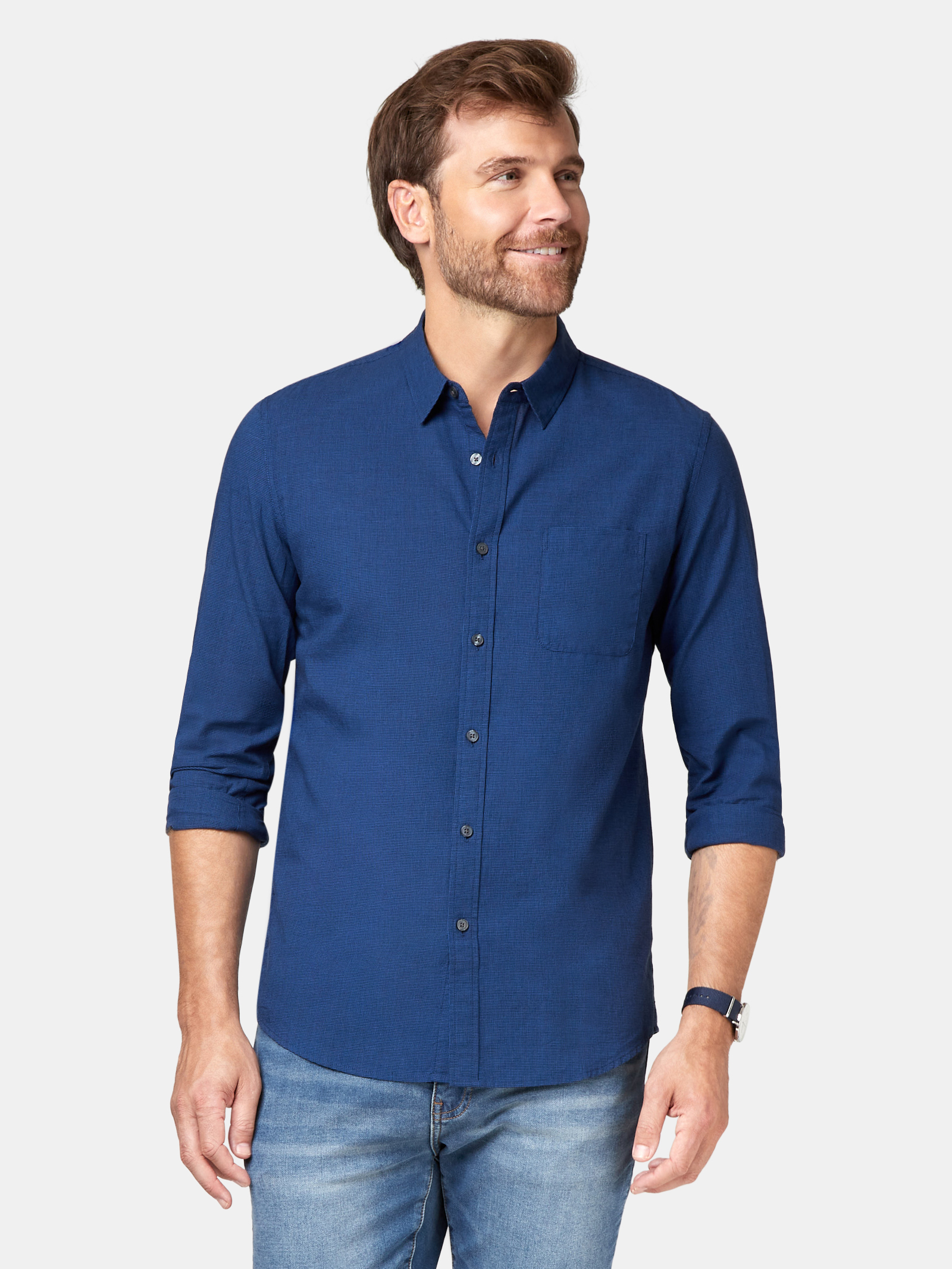 Foster Long Sleeve Shirt | Jeanswest